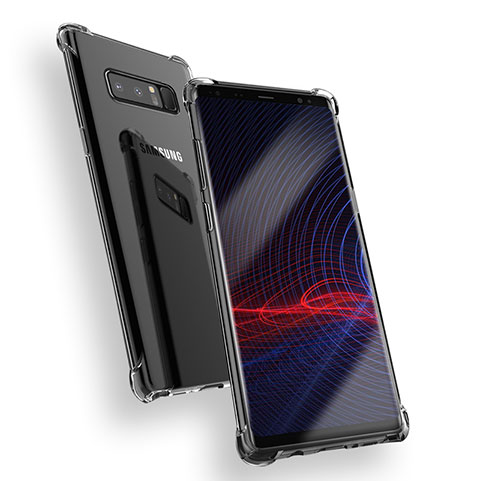 Coque Ultra Fine TPU Souple Transparente T08 pour Samsung Galaxy Note 8 Duos N950F Clair