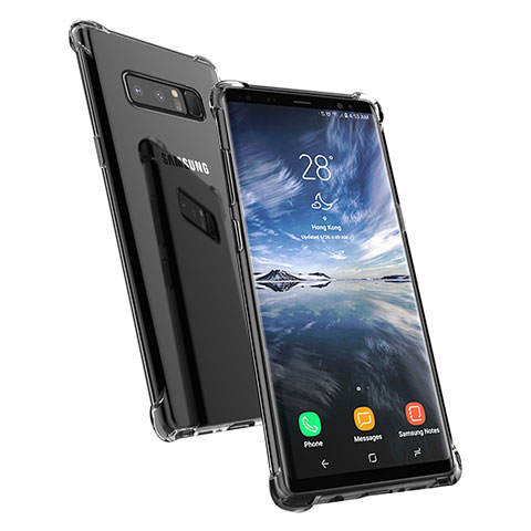 Coque Ultra Fine TPU Souple Transparente T12 pour Samsung Galaxy Note 8 Duos N950F Clair