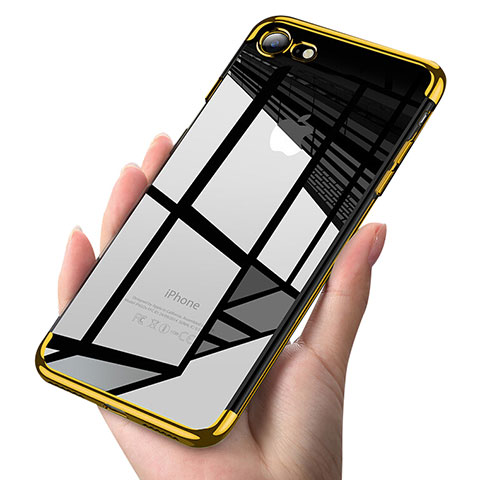 Coque Ultra Fine TPU Souple Transparente T19 pour Apple iPhone SE3 (2022) Or