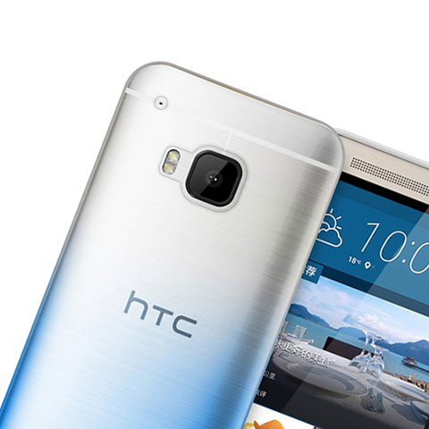 Coque Ultra Fine Transparente Souple Degrade pour HTC One M9 Bleu
