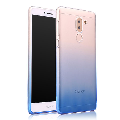 Coque Ultra Fine Transparente Souple Degrade pour Huawei Mate 9 Lite Bleu