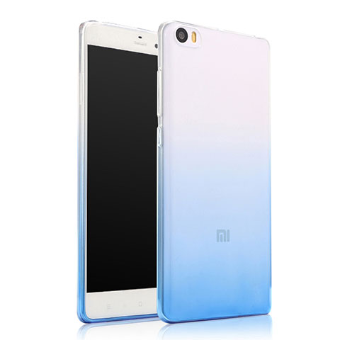 Coque Ultra Fine Transparente Souple Degrade pour Xiaomi Mi Note Bleu