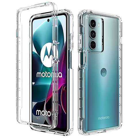 Coque Ultra Fine Transparente Souple Housse Etui 360 Degres Avant et Arriere pour Motorola Moto Edge S30 5G Clair