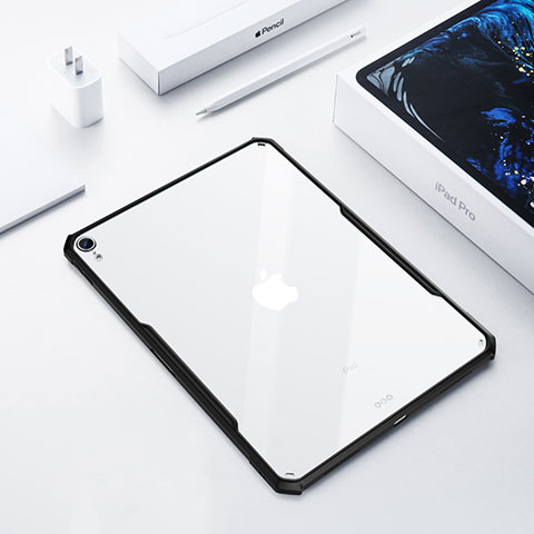 Coque Ultra Slim Silicone Souple Transparente pour Apple iPad Pro 12.9 (2018) Noir