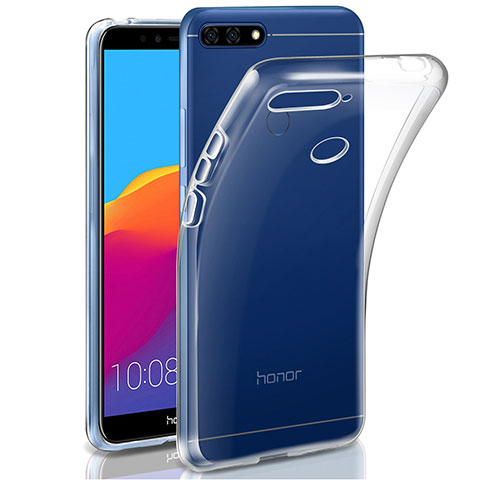 Coque Ultra Slim Silicone Souple Transparente pour Huawei Honor 7A Clair