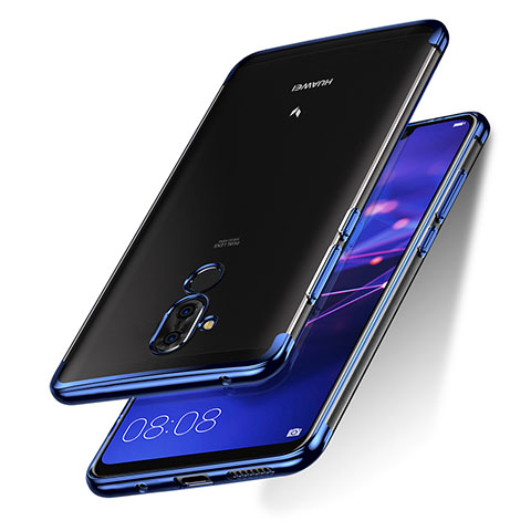 Coque Ultra Slim Silicone Souple Transparente pour Huawei Maimang 7 Bleu