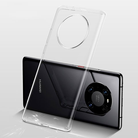 Coque Ultra Slim Silicone Souple Transparente pour Huawei Mate 40 Pro+ Plus Clair
