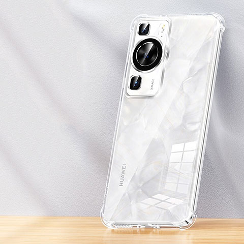 Coque Ultra Slim Silicone Souple Transparente pour Huawei P60 Clair