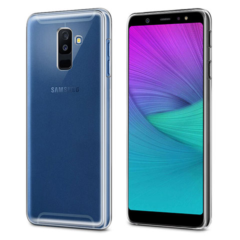 Coque Ultra Slim Silicone Souple Transparente pour Samsung Galaxy A6 Plus (2018) Clair