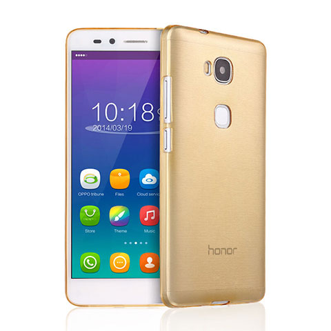 Coque Ultra Slim TPU Souple Transparente pour Huawei Honor Play 5X Or