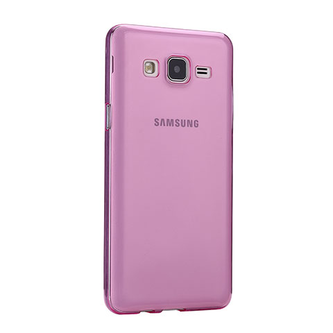 Coque Ultra Slim TPU Souple Transparente pour Samsung Galaxy On5 Pro Rose