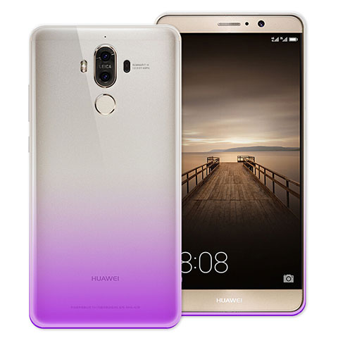 Coque Ultra Slim Transparente Souple Degrade pour Huawei Mate 9 Violet
