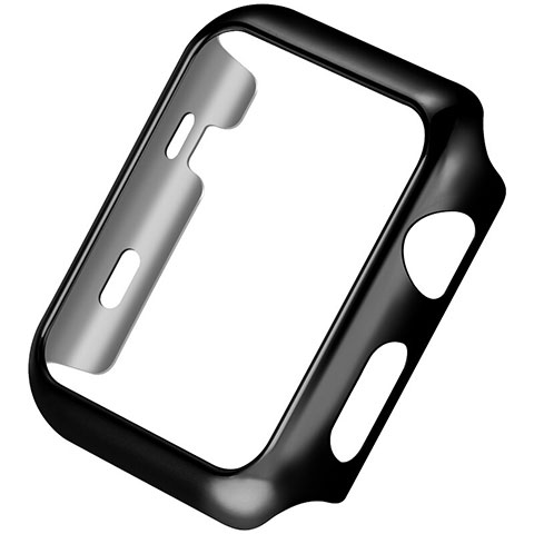 Etui Bumper Luxe Aluminum Metal C03 pour Apple iWatch 2 42mm Noir