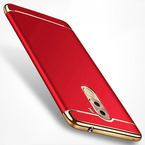 Etui Bumper Luxe Metal et Plastique M02 pour Huawei Honor 6X Pro Rouge