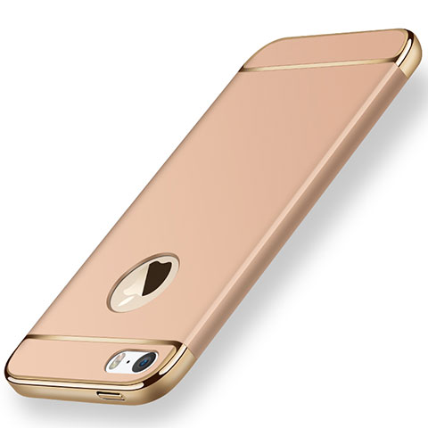 Etui Bumper Luxe Metal et Plastique pour Apple iPhone 5S Or