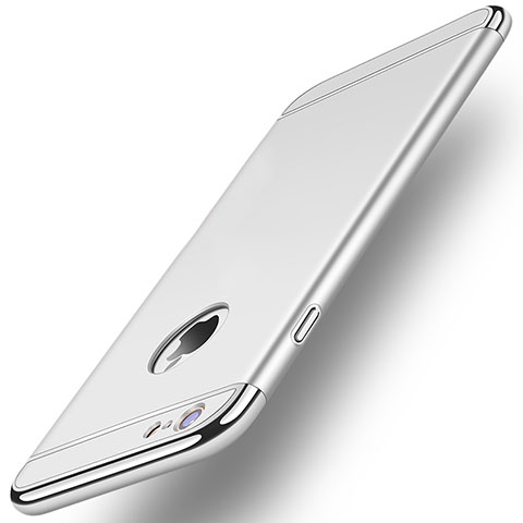 Etui Bumper Luxe Metal et Plastique pour Apple iPhone 6S Argent