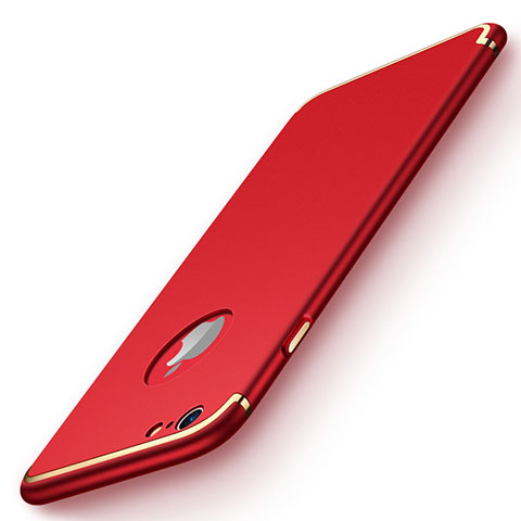 Etui Bumper Luxe Metal et Plastique pour Apple iPhone SE (2020) Rouge