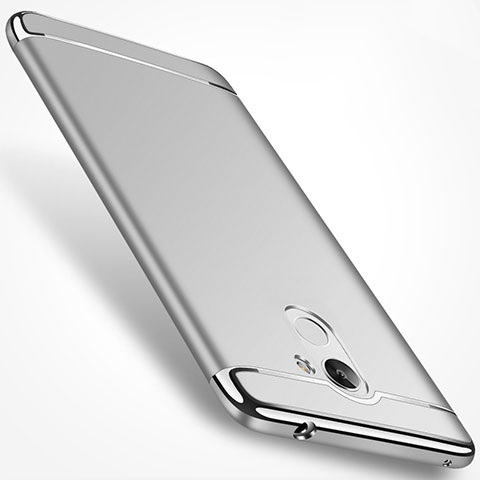 Etui Bumper Luxe Metal et Plastique pour Huawei Honor 6A Argent
