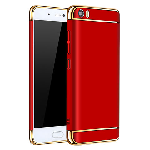 Etui Bumper Luxe Metal et Plastique pour Xiaomi Mi 5 Rouge