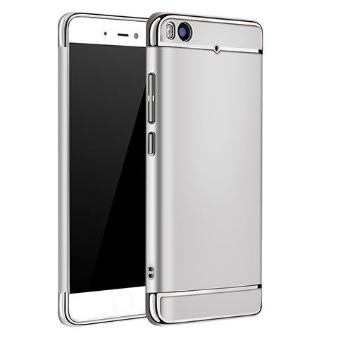 Etui Bumper Luxe Metal et Plastique pour Xiaomi Mi 5S 4G Argent