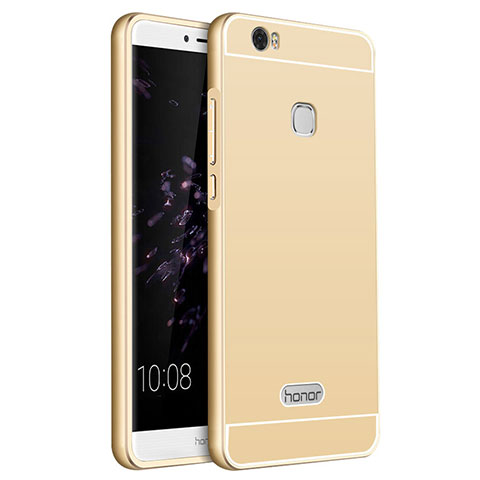 Etui Luxe Aluminum Metal pour Huawei Honor V8 Max Or