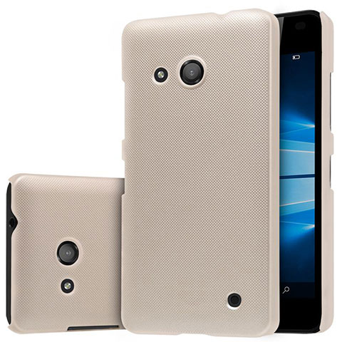 Etui Plastique Rigide Mat M01 pour Microsoft Lumia 550 Or