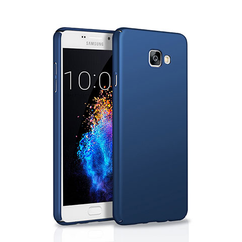 Etui Plastique Rigide Mat M01 pour Samsung Galaxy A5 (2016) SM-A510F Bleu
