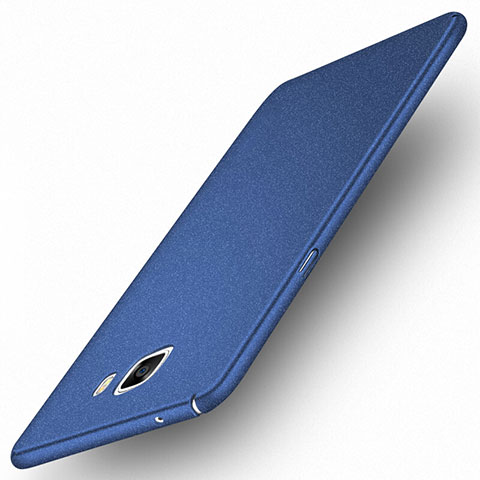 Etui Plastique Rigide Mat M01 pour Samsung Galaxy A9 (2016) A9000 Bleu
