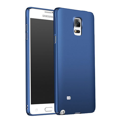 Etui Plastique Rigide Mat M01 pour Samsung Galaxy Note 4 Duos N9100 Dual SIM Bleu