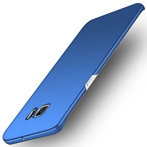 Etui Plastique Rigide Mat M01 pour Samsung Galaxy S6 Edge SM-G925 Bleu