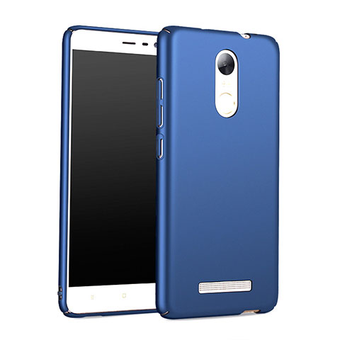 Etui Plastique Rigide Mat M01 pour Xiaomi Redmi Note 3 Bleu