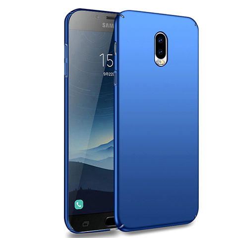 Etui Plastique Rigide Mat M02 pour Samsung Galaxy C7 (2017) Bleu