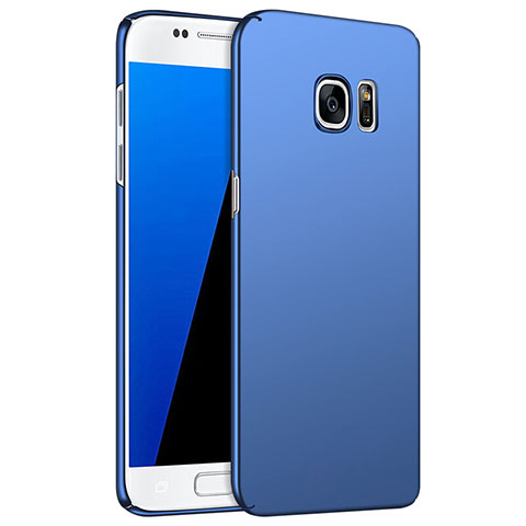 Etui Plastique Rigide Mat M02 pour Samsung Galaxy S7 G930F G930FD Bleu