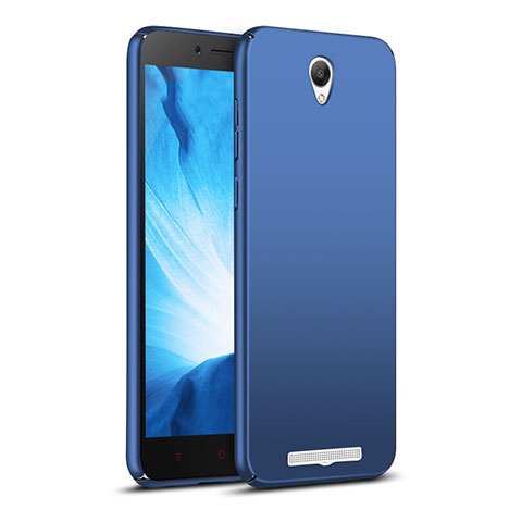 Etui Plastique Rigide Mat M02 pour Xiaomi Redmi Note 2 Bleu