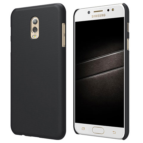 Etui Plastique Rigide Mat M04 pour Samsung Galaxy C8 C710F Noir