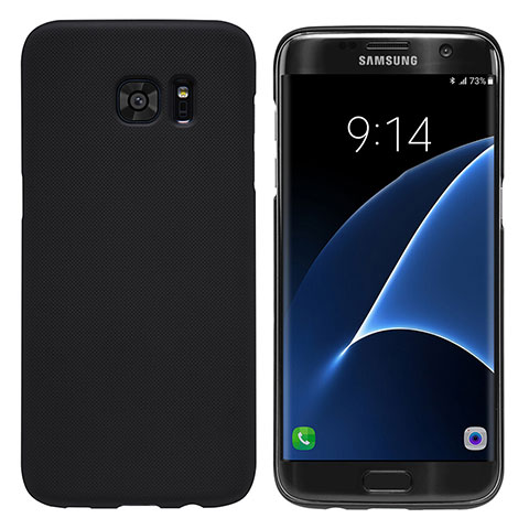 Etui Plastique Rigide Mat M10 pour Samsung Galaxy S7 Edge G935F Noir