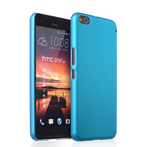 Etui Plastique Rigide Mat pour HTC One X9 Bleu Ciel