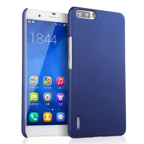 Etui Plastique Rigide Mat pour Huawei Honor 6 Plus Bleu
