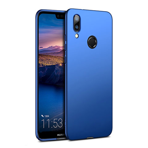 Etui Plastique Rigide Mat pour Huawei Nova 3e Bleu