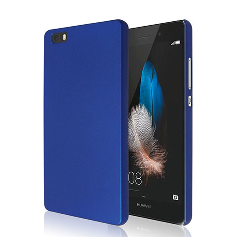 Etui Plastique Rigide Mat pour Huawei P8 Lite Bleu
