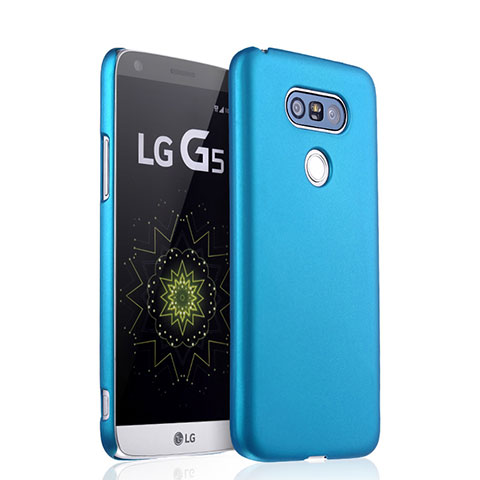 Etui Plastique Rigide Mat pour LG G5 Bleu Ciel