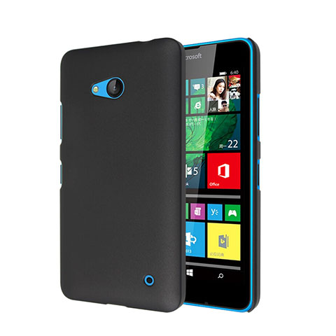 Etui Plastique Rigide Mat pour Microsoft Lumia 640 Noir