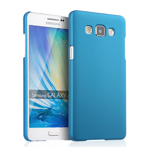 Etui Plastique Rigide Mat pour Samsung Galaxy A5 Duos SM-500F Bleu Ciel