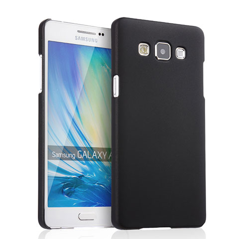 Etui Plastique Rigide Mat pour Samsung Galaxy A5 Duos SM-500F Noir