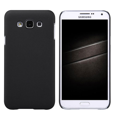 Etui Plastique Rigide Mat pour Samsung Galaxy E7 SM-E700 E7000 Noir
