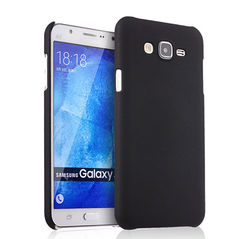 Etui Plastique Rigide Mat pour Samsung Galaxy J7 SM-J700F J700H Noir