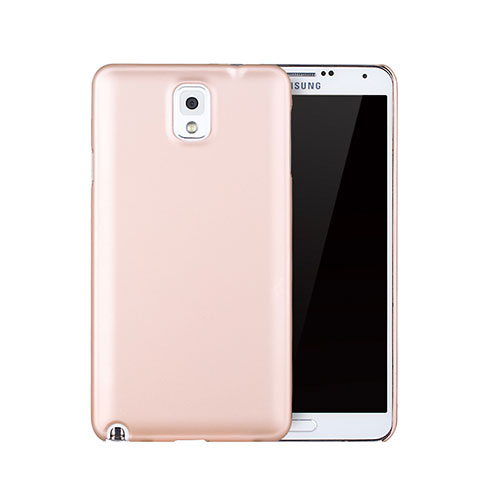 Etui Plastique Rigide Mat pour Samsung Galaxy Note 3 N9000 Or Rose