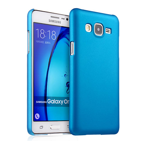 Etui Plastique Rigide Mat pour Samsung Galaxy On7 Pro Bleu Ciel