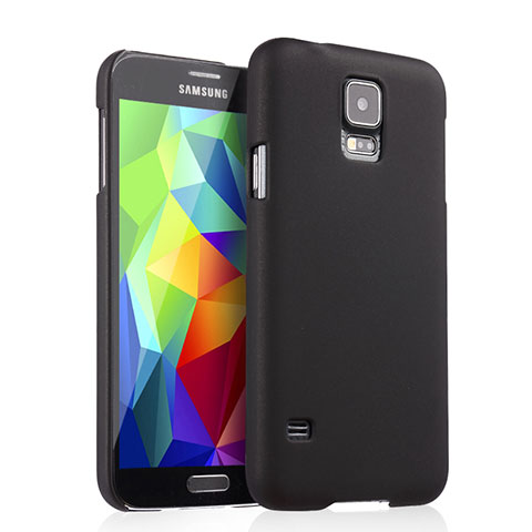 Etui Plastique Rigide Mat pour Samsung Galaxy S5 Duos Plus Noir