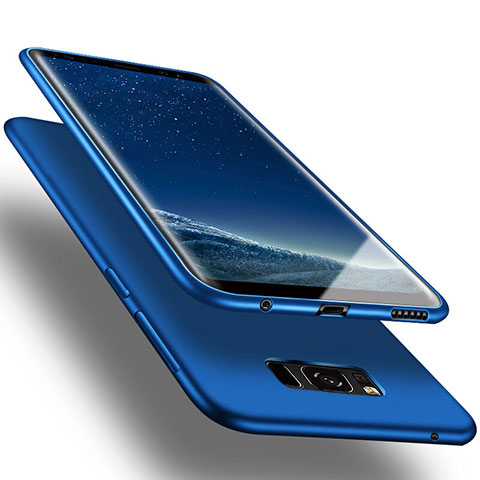 Etui Silicone Gel Souple Couleur Unie pour Samsung Galaxy S8 Plus Bleu